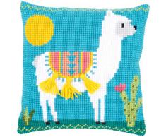 Kit coussin au point de croix Lama