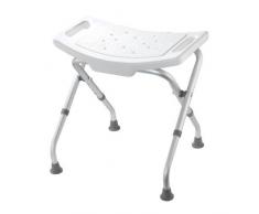 Croydex Tabouret ajustable pour salle de bain et douche Blanc