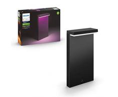 Philips Lighting Hue lampe Ã culot White and Color ambiance NYRO, Potelet noir 915005841601