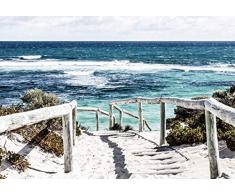 Scenolia Tableau Grand Format sur Toile Direction BAIGNADE 130 x 90 cm | DÃ©coration Murale Tendance Actuelle, Fait en France