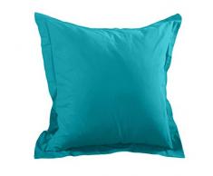 Lovely Casa T14820020 Alicia Taie avec Volant Coton Canard 65 x 65 cm