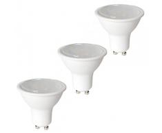 Nityam Lot de 3 ampoules LED SPOT GU10 6W 480 Lumens - Couleur Chaude 3000K - [Classe Ã©nergÃ©tique A+]