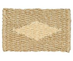 Jute Co & Decoration Paillasson en Corde de et Fibres de Coco, 45Â x 75Â cm, Beige