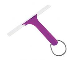 Leifheit 41671 Cabino Color Edition 2017 Raclette pour cabine de douche Plastique Rose/Bleu/Vert 24 x 4 x 30 cm