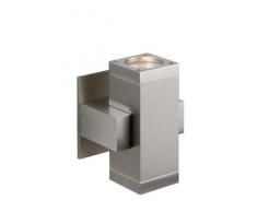 Lucide BOK - Spot Mural - GU10 - IP54 - Chrome Dépoli