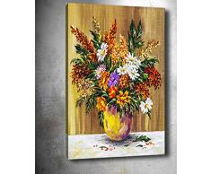 Bonamaison Peinture sur toile, multicolore, 30 x 40 cm - Conçu et fabriqué en Turquie