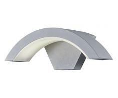 Trio Leuchten 220960187 Applique, Aluminium, IntÃ©grÃ©, 6 W, Titane