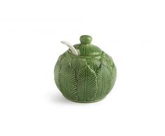 Excelsa Foliage Sucrier avec cuillÃ¨re en cÃ©ramique