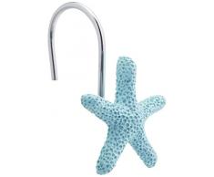 AmazonBasics Crochets pour rideau de douche Maison de plage, Ãtoile de mer