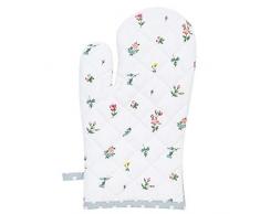 Clayre & Eef ISL44 Gant de Cuisine en Coton Motif Fleurs