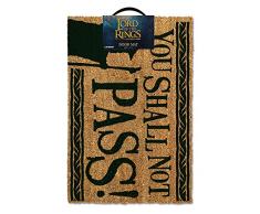 Le Seigneur des Anneaux Paillasson, Multicolore, 80 x 150 cm