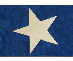 Aratextil stèle Tapis Enfant, Coton, Marine, 120 x 160 cm