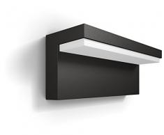 Philips luminaire extÃ©rieur LED applique Bustan gris lumiÃ¨re blanc chaud