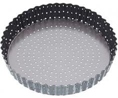 Master Class Kitchen Craft KCMCCB33 Plat Quiche, Acier au Carbone, Gris, 28 x 28 x 18 cm