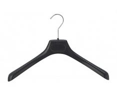 Le Cintre FranÃ§ais - Pack de 50 - FB 39 NOIR Cintre Plastique Veste / Manteau Plastique Noir 39x4x25 cm