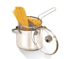 Aeternum y0dvpsd220Â Divine pastarella Double Panier (Faitout pour pÃ¢tes) 22Â cm, adaptÃ© Ã linduction, acier