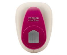 Vaessen Creative Perforatrice de Papier, Taille XXXL, Ãtiquette Festonnée, Pour Projets DIY, Scrapbooking, Création de Cartes et Plus