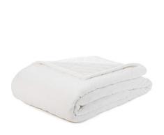 Gözze Plaid réversible Double épaisseur avec Picots 150 x 200 cm, Polyester, Ivoire, 150 x 200 x 15 cm