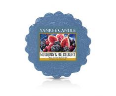 YANKEE CANDLE Tarts Bougies Chauffe-Plat en Cire, Cire, mûrier et Cochon 8,4 x 6,1 x 1 cm