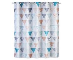 Wenko 22481100 Rideau de Douche Polyester Ethno Flex, Anti-Moisissure, 180 x 200 cm