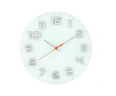 NeXtime 8817wi Classy Round Horloge Plastic Blanc
