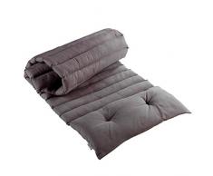 BAIN DE SOLEIL 60 x 180 CM COTON UNI PACIFIQUE TAUPE