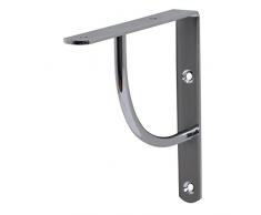 DuraSec Aline Angle Mini Swing | Étagère bretelles Angle bretelles – 14,5 x 14,5 cm – Chromé
