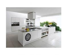 TATOUTEX Stickers Celte - Blanc, L 40cm x H 40cm