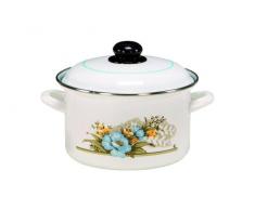 KRÃGER 317242000 Cocotte Florida 24 cm, Ãmail, Multicolore