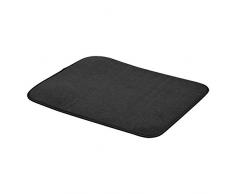 AmazonBasics Tapis dégouttoir - 40,6 x 47,7 cm - Noir, lot de 4