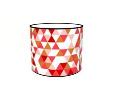 Abat-jours 7111304615333 ImprimÃ© Franck Lampe de Chevet, Tissus/PVC, Multicolore