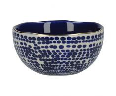 Creative Tops C000024Â Mikasa AÃ§ores Speckle Snack Bol, Blanc/bleu