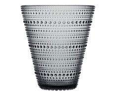 Iittala Kastehelmi Vase dÃ©coratif en Verre Gris 15,4 cm