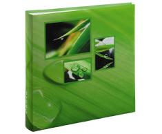 Hama Album Photo Singo (album grand format, 30 x 30 cm, 100 pages, pour 400 photos au format 10 x 15 cm) Vert