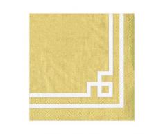 Caspari Rive Gauche Serviette de Table DorÃ©