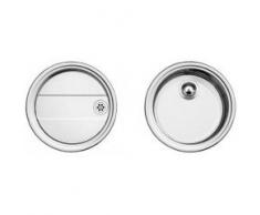 Blanco - 513310 - Blancorondoset - Cuve Ronde à intégrer avec égouttoir - Acier Inoxydable brossé