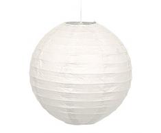 amscan Lanternes Rondes Blanc 3Â piÃ¨ces