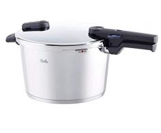 Fissler Vitaquick Black / Autocuiseur Ã Induction (8 Litres, Ã 26 Cm) Cuiseur Ã Vapeur En Acier Inoxydable, 2 Niveaux de Cuisson, Avec Insert, Empilable, AdaptÃ© Ã LInduction - TrÃ©pied Inclus