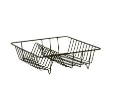 axentia 250011 Ãgouttoir à Vaisselle, Fil, Noir, 35,6 x 34,4 x 11,8 cm