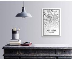 Bonamaison DÃ©coration Murale en Toile, Multicolore, 40 x 60 cm