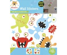 Fun4Walls Stickers muraux repositionnables Monstres