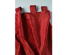 Home Collection TTC114 Rideau en Taffetas froissÃ© 290x140x290 cm Arancio