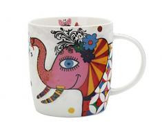 Maxwell Williams Mug colorÃ© en porcelaine Motif vache avec inscription Betsy Multicolore, Porcelaine, Princess (Elephant)