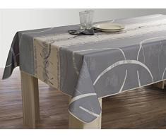 Le linge de Jules Nappe Anti-Taches Astrid Ecru - Taille : Carrée 150x150 cm