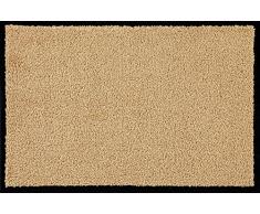 ID Mat 608001 Mirande Tapis Paillasson Fibre Nylon/PVC Caoutchouté Beige 80 x 60 x 0,9 cm