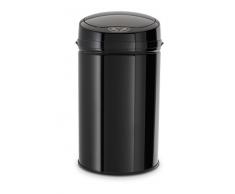 ECHTWERK Poubelle, Schwarz (EW-AE-0280), 30 l