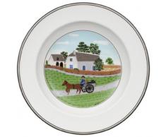 Villeroy & Boch 10-2337-2702 Assiette Creuse Porcelaine Vert 22,6 x 22,9 x 9,5 cm 1 Assiette