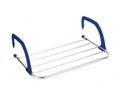 Wenko 63001100 Sechoir Ã linge de balcon Alu, Aluminium, 53,5 x 16 x 34 cm