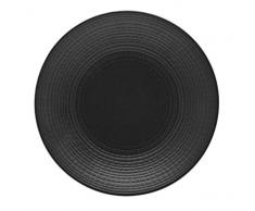 DEGRENNE - Modulo Nature lot de 6 assiettes Ã pain ronde 16 cm, grÃ¨s de porcelaine - Pierre de lave