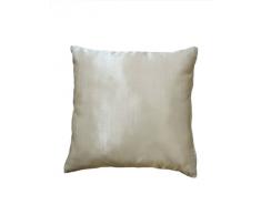 PYTHON coussin jacquard brillant motif serpent 40 x 40cm fermeture Ã glissiÃ¨re coloris NATUREL